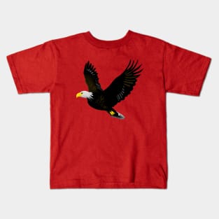 The Power of an Eagle - Red Kids T-Shirt